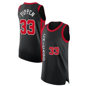 Chicago Bulls Authentic Black Scottie Pippen 2023/24 City Edition Jersey - Men's