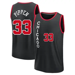 Chicago Bulls Fast Break Black Scottie Pippen 2023/24 City Edition Jersey - Men's