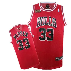 Chicago Bulls Swingman Red Scottie Pippen Champions Patch Jersey - Men's