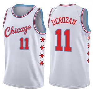 Chicago Bulls Classic Edition Blue Swingman Jersey #11 DeMar DeRozan –  Jersey Sector