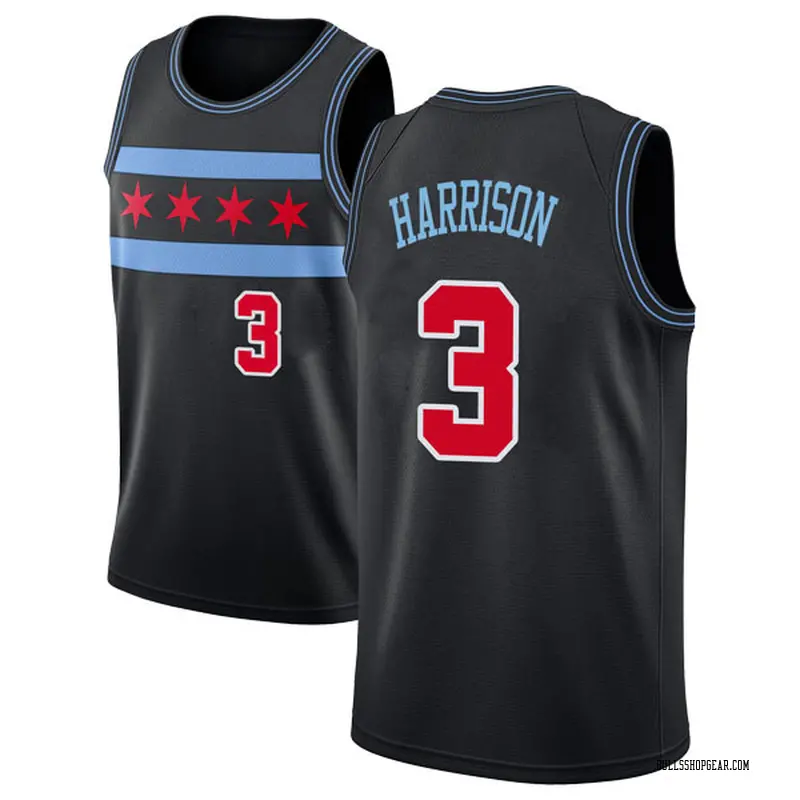 Nike Chicago Bulls Swingman Black Shaquille Harrison 2018/19 Jersey ...